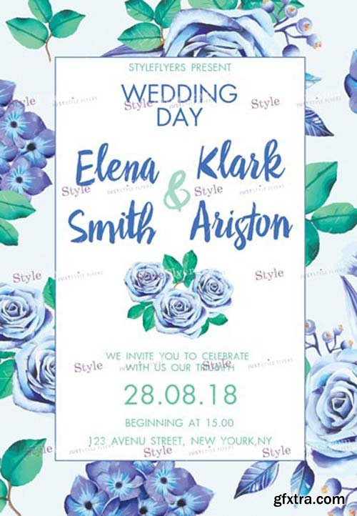 Wedding Day V44 2018 PSD Flyer Template