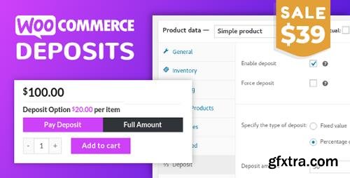 CodeCanyon - WooCommerce Deposits v2.3.6 - Partial Payments Plugin - 9249233