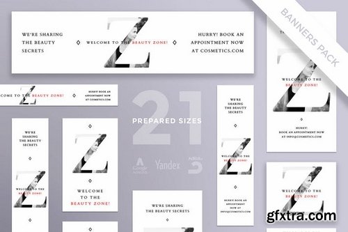 Beauty Salon Business Card Flyer and Poster Banner Social Media Pack Templates 2