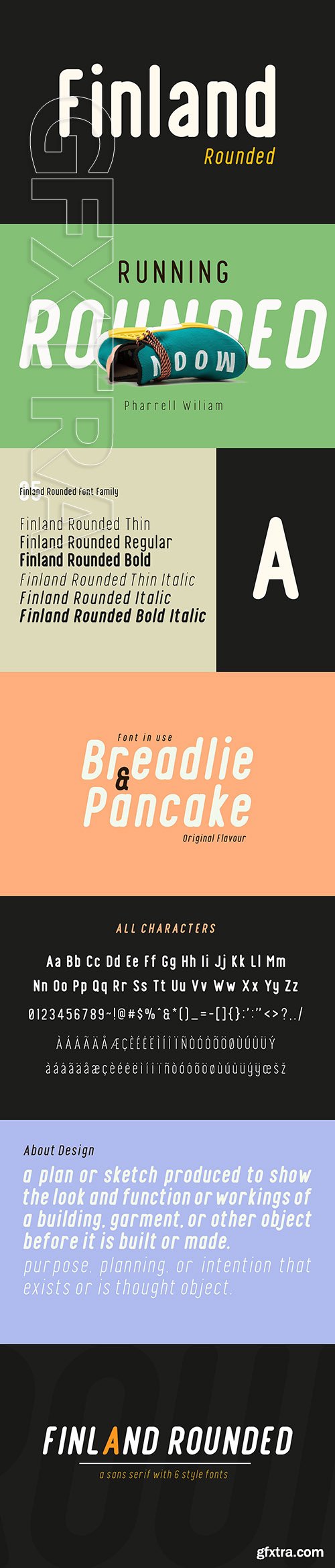 CreativeMarket - Finland Rounded - Font Family 2918487