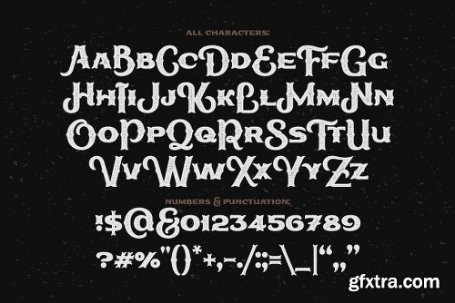 CreativeMarket True Black Typeface 2466985