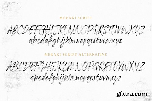 CreativeMarket Meraki SVG Script Font 2440163