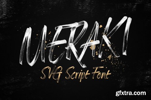 CreativeMarket Meraki SVG Script Font 2440163