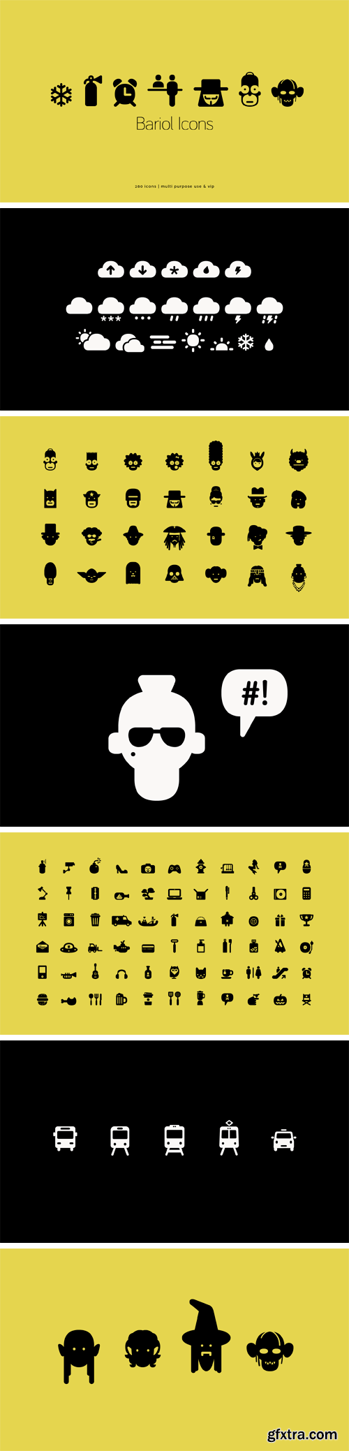 Bariol Icons Font