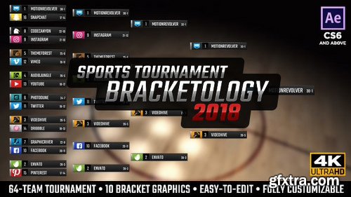 Videohive Bracketology - Sports Tournament Bracket 21488906