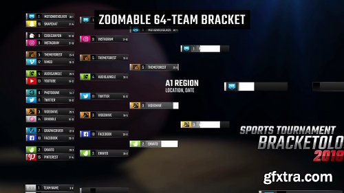 Videohive Bracketology - Sports Tournament Bracket 21488906