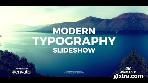 Videohive Modern Typography Slideshow 20135040