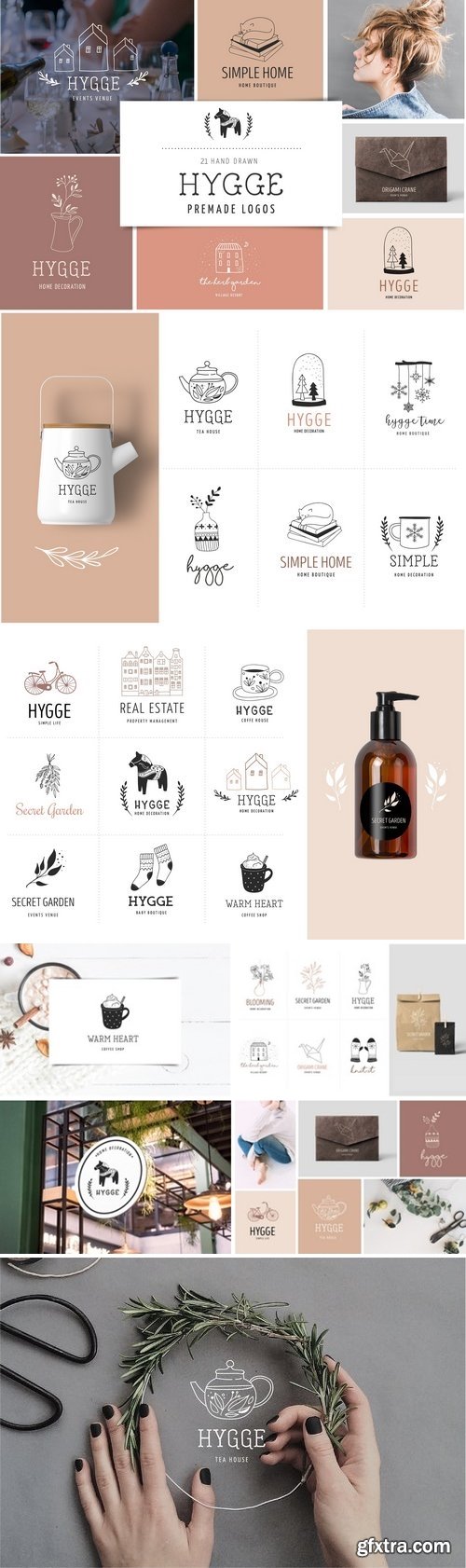 CM - Hygge - premade logo collection 2933007