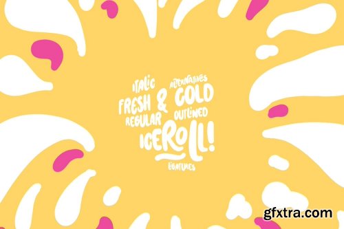 CreativeMarket Iceroll Font 2622087