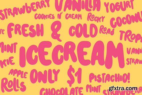 CreativeMarket Iceroll Font 2622087