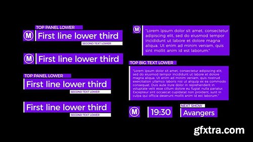 Clean Lower Thirds - After Effects 114694