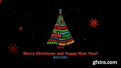 Videohive Christmas Tree Greetings 2019 9562150