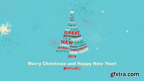 Videohive Christmas Tree Greetings 2019 9562150