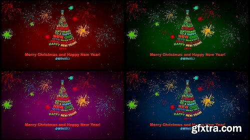 Videohive Christmas Tree Greetings 2019 9562150