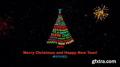 Videohive Christmas Tree Greetings 2019 9562150