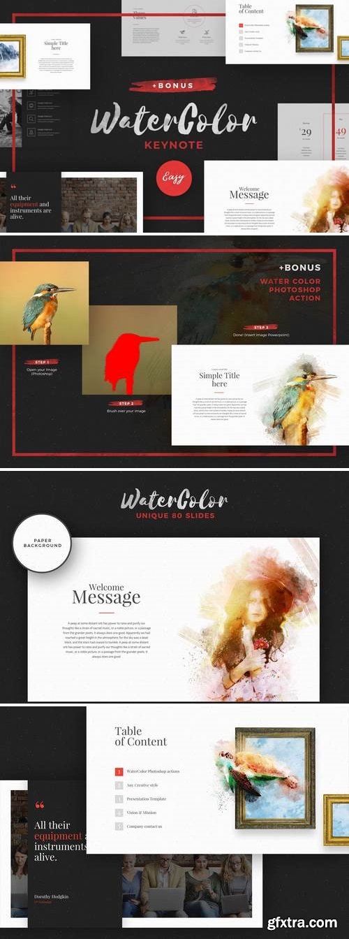 WaterColor - Keynote Template