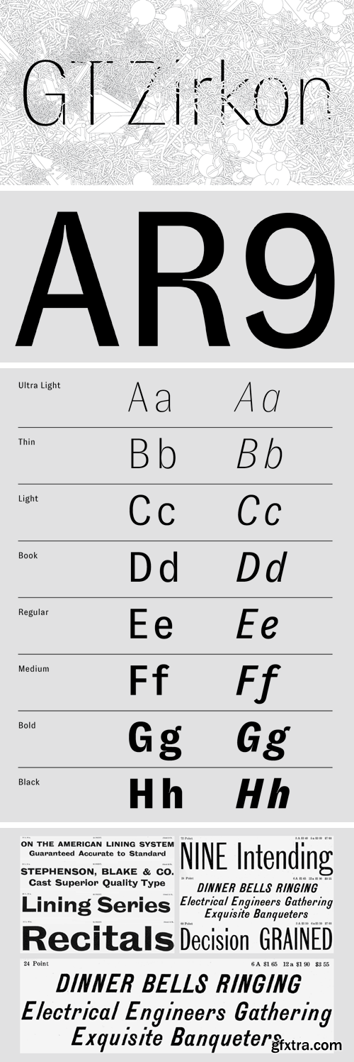 GT Zirkon Font Family