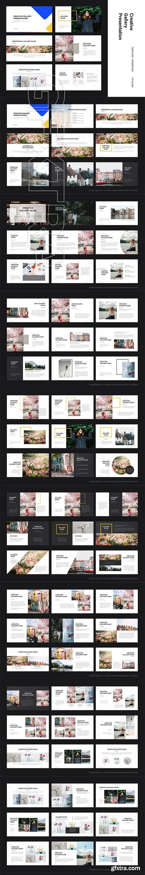 CreativeMarket - Creative Gallery PowerPoint Template 2824603