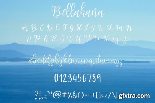 CreativeMarket Bellahana Script Font 1566699