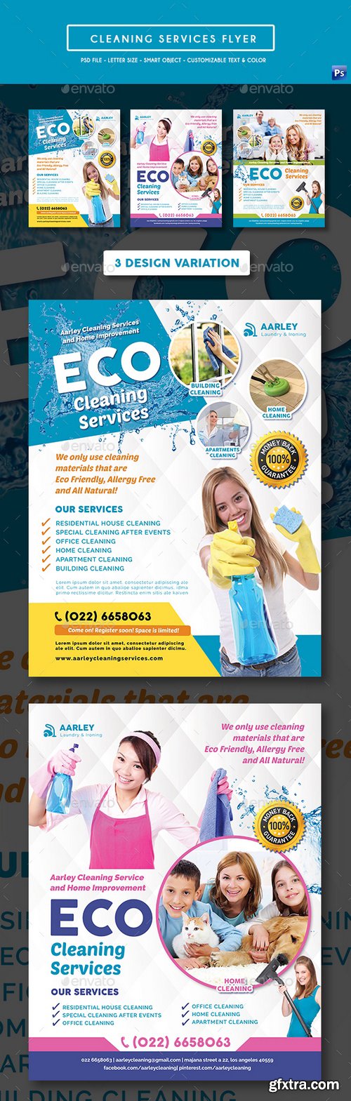 Graphicriver - Cleaning Services Flyer 19585464
