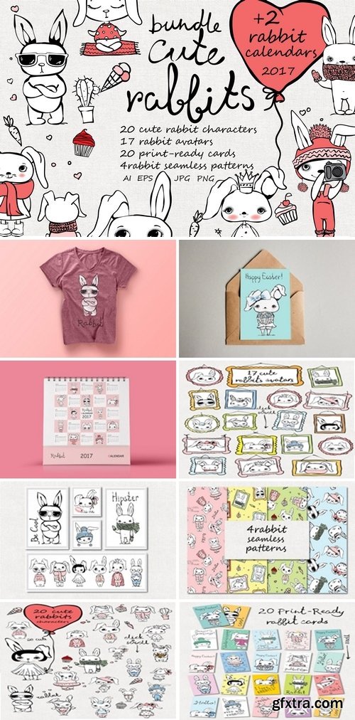 CM - Cute Rabbits collection + Bonus 1069802