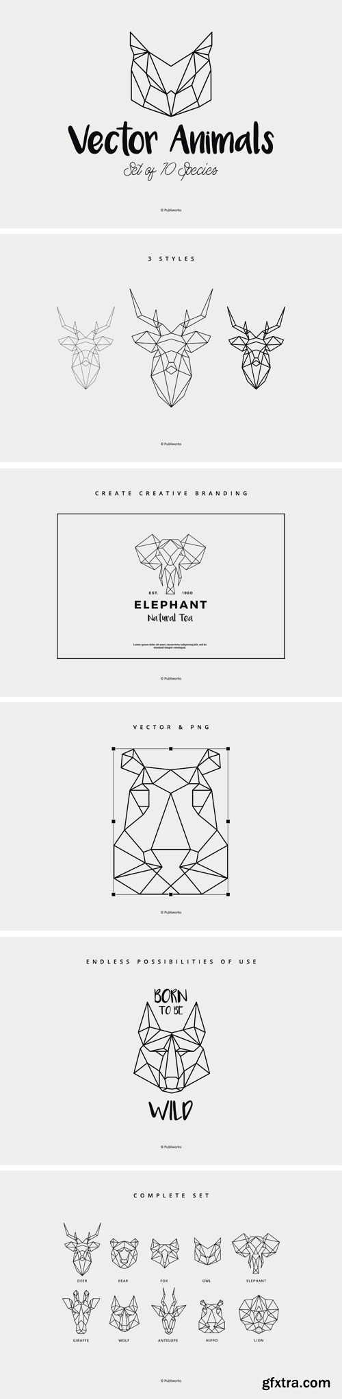 CM - Geometric Vector Animals 2909167