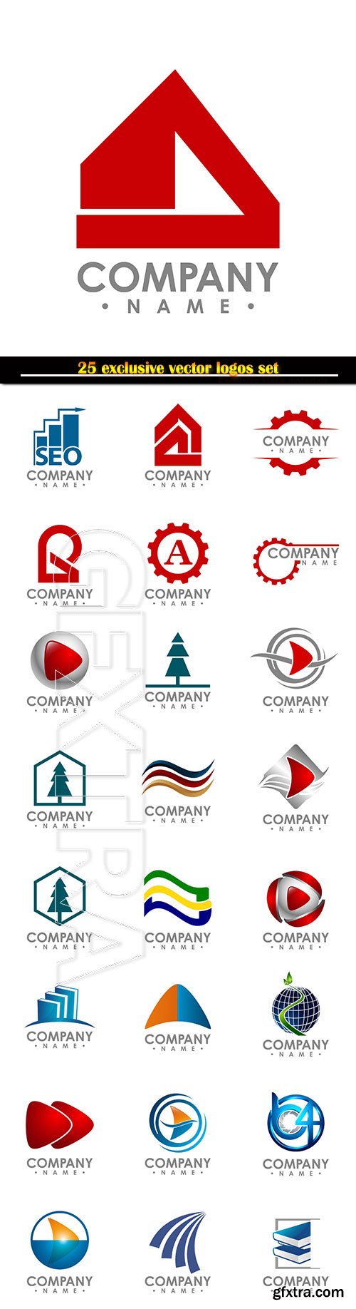 Logo business vector illustration template # 117