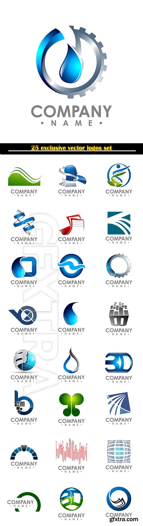 Logo business vector illustration template # 115