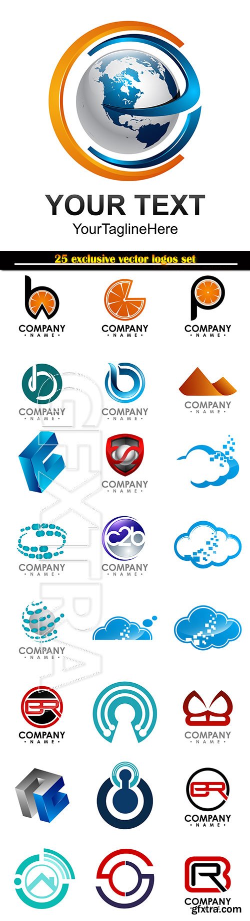 Logo business vector illustration template # 116