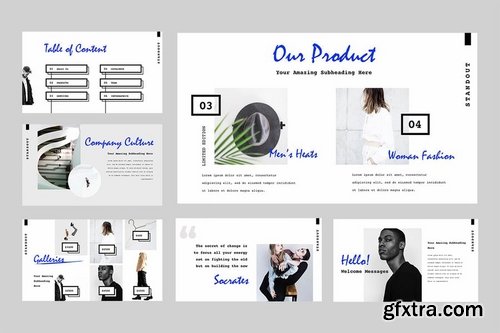 Standout Powerpoint Keynote and Google Slides Presentations