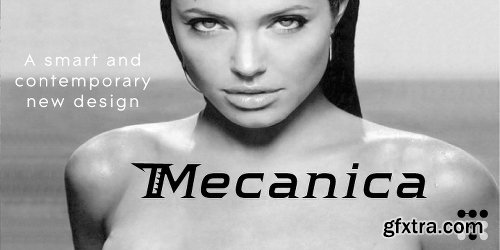 Mecanica Font Family - 5 Fonts