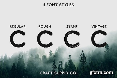 CreativeMarket Comodo Font Family + Illustrations 2905620