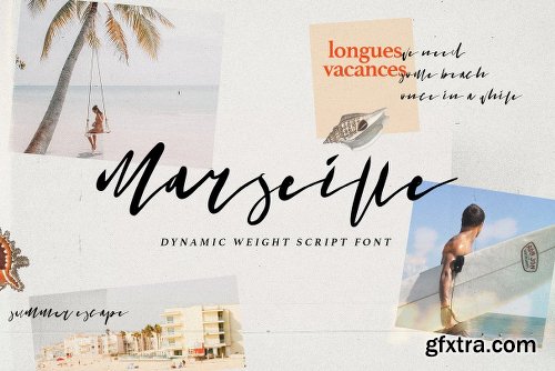 CreativeMarket 25% OFF Marseille - Dynamic Script 2604132