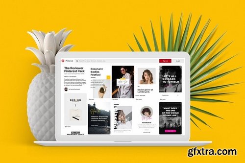 The Reviewer Pinterest Templates Set