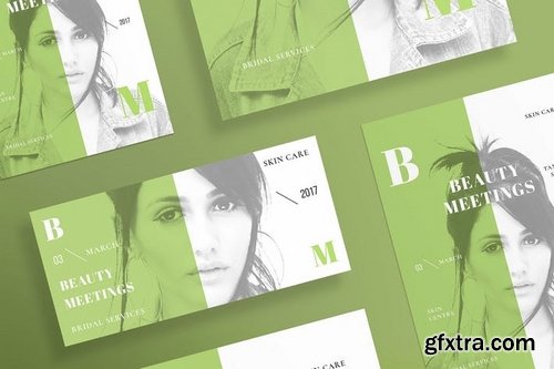 Beauty Salon Flyer and Poster Business Card Banner Social Media Pack Templates