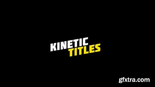 Videohive Kinetic Titles 18335359