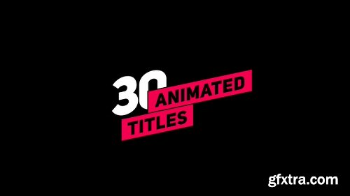 Videohive Kinetic Titles 18335359