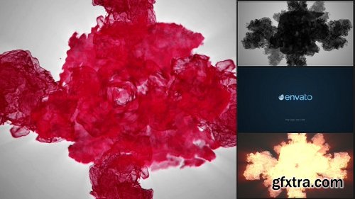 Videohive Particle Smoke Glitch - Logo Reveal 8206378