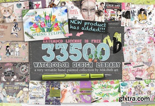 CM - 90% OFF! 33600 MB watercolor art 2382980