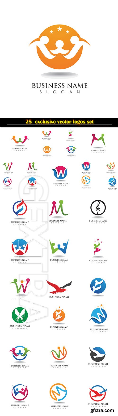 Logo business vector illustration template # 122