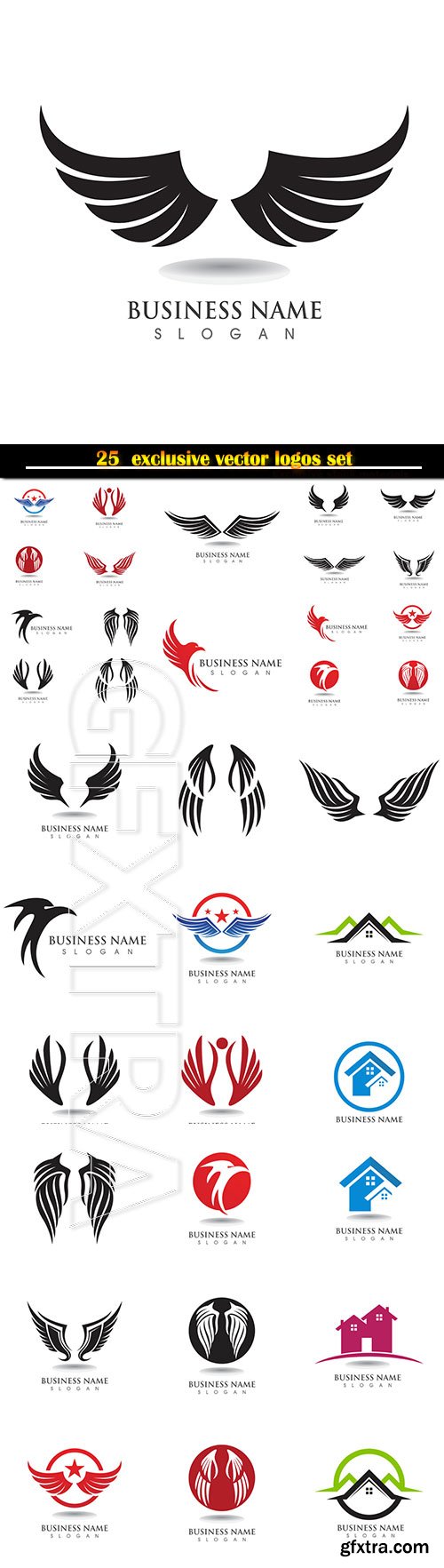 Logo business vector illustration template # 124