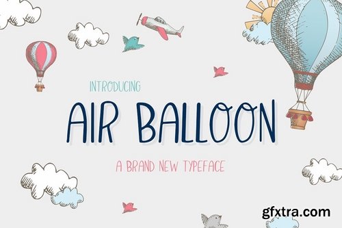 CM - Air Balloon Font