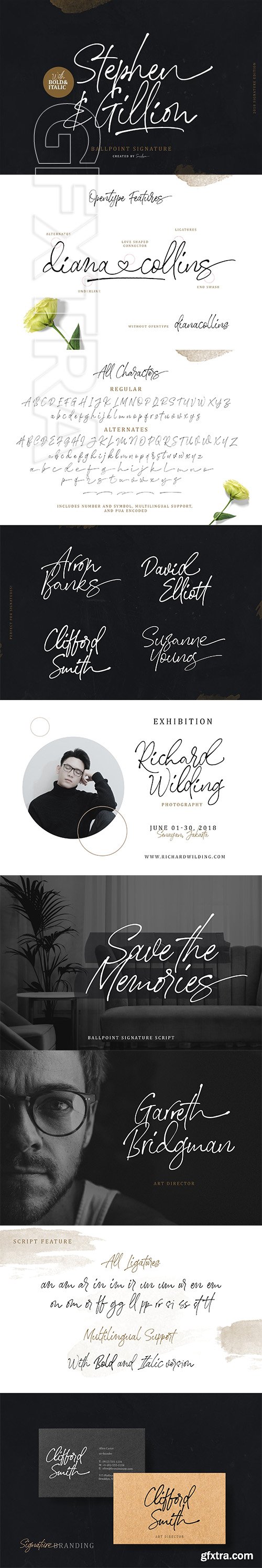 CreativeFabrica - Stephen & Gillion - Signature Script 2643746