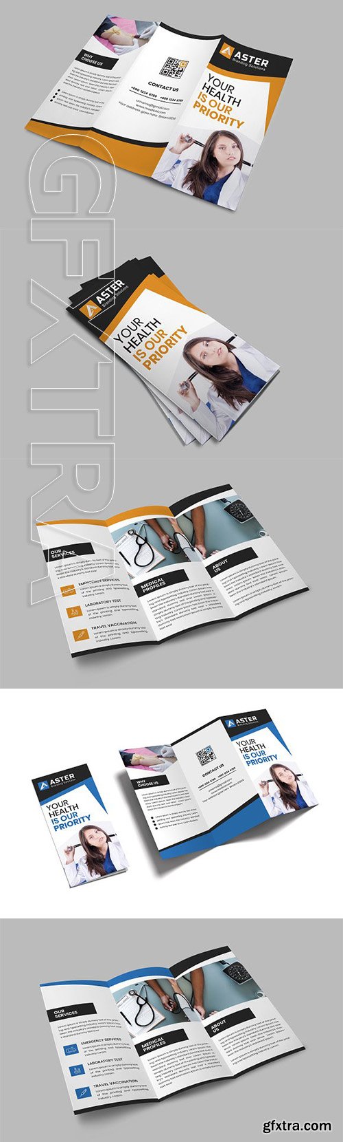 CreativeFabrica - Medical Trifold Brochure 2797714