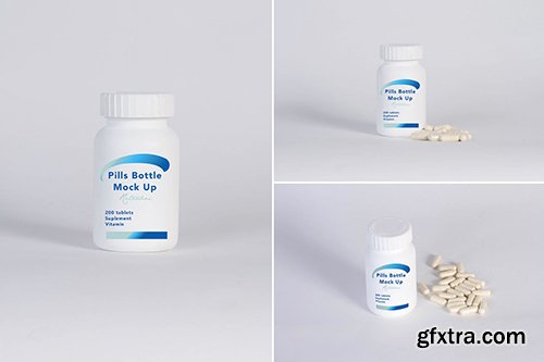 Pills Bottle Mock Up