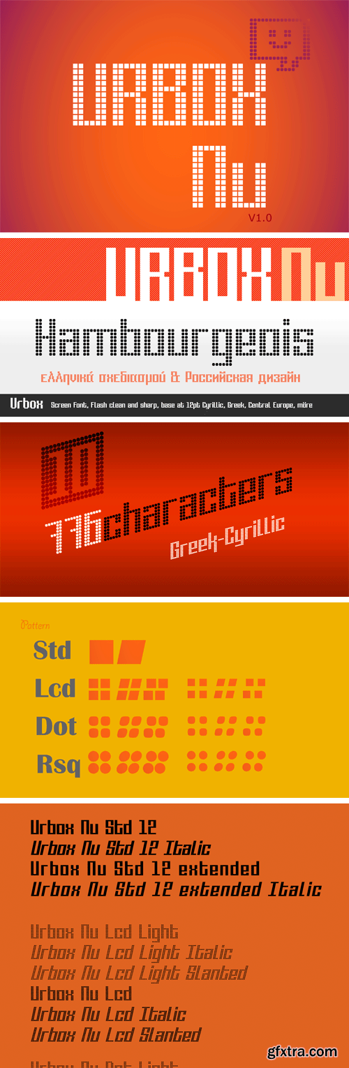 Urbox Nu Font Family