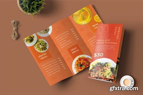 Trifold Restaurant Menu