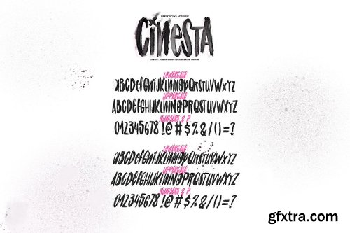 CreativeMarket Cinesta Font 2535660