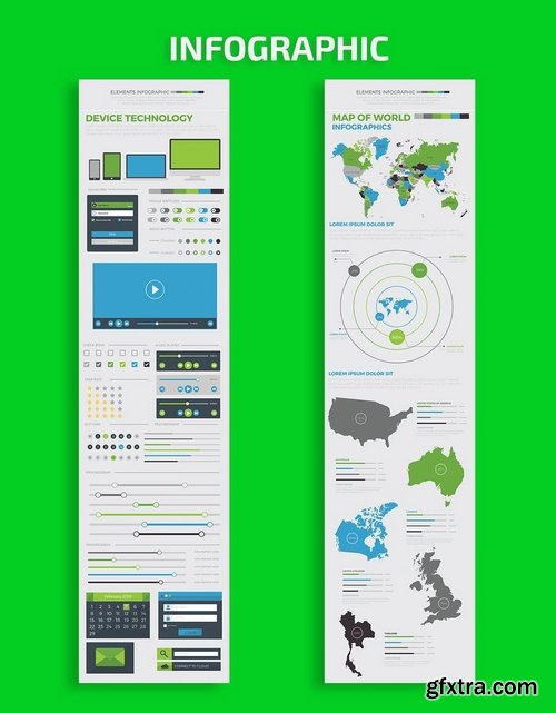 Exclusive Infographics Elements Design