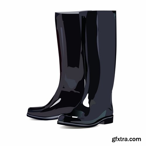 Autumn rain rubber boot umbrella 25 EPS